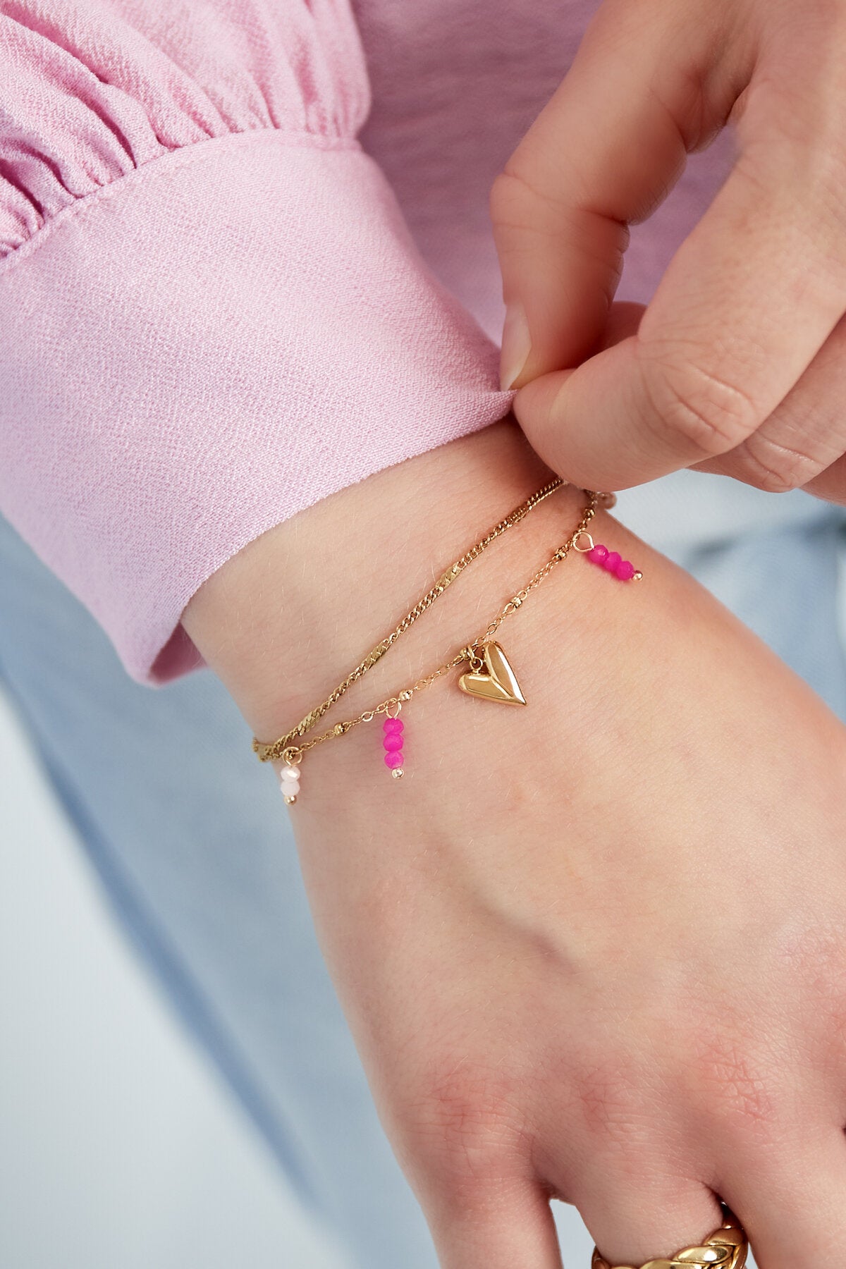 dubbele liefde armband