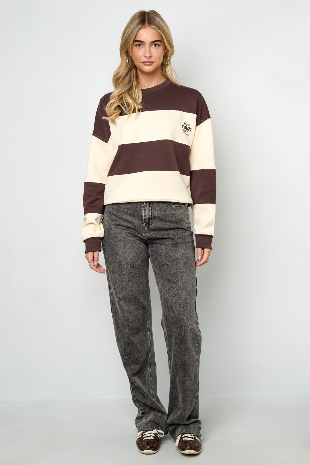 Gestreepte sweater 