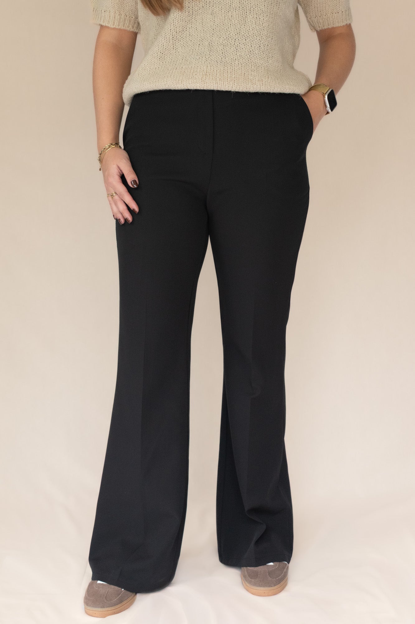 Travel flared pantalon