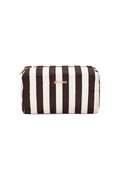 Make-up tasjes met strepen, eenvoudig, polyester, dagelijkse accessoires
