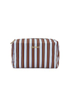 Make-up tasjes met strepen, eenvoudig, polyester, dagelijkse accessoires