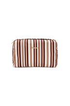 Make-up tasjes met strepen, eenvoudig, polyester, dagelijkse accessoires