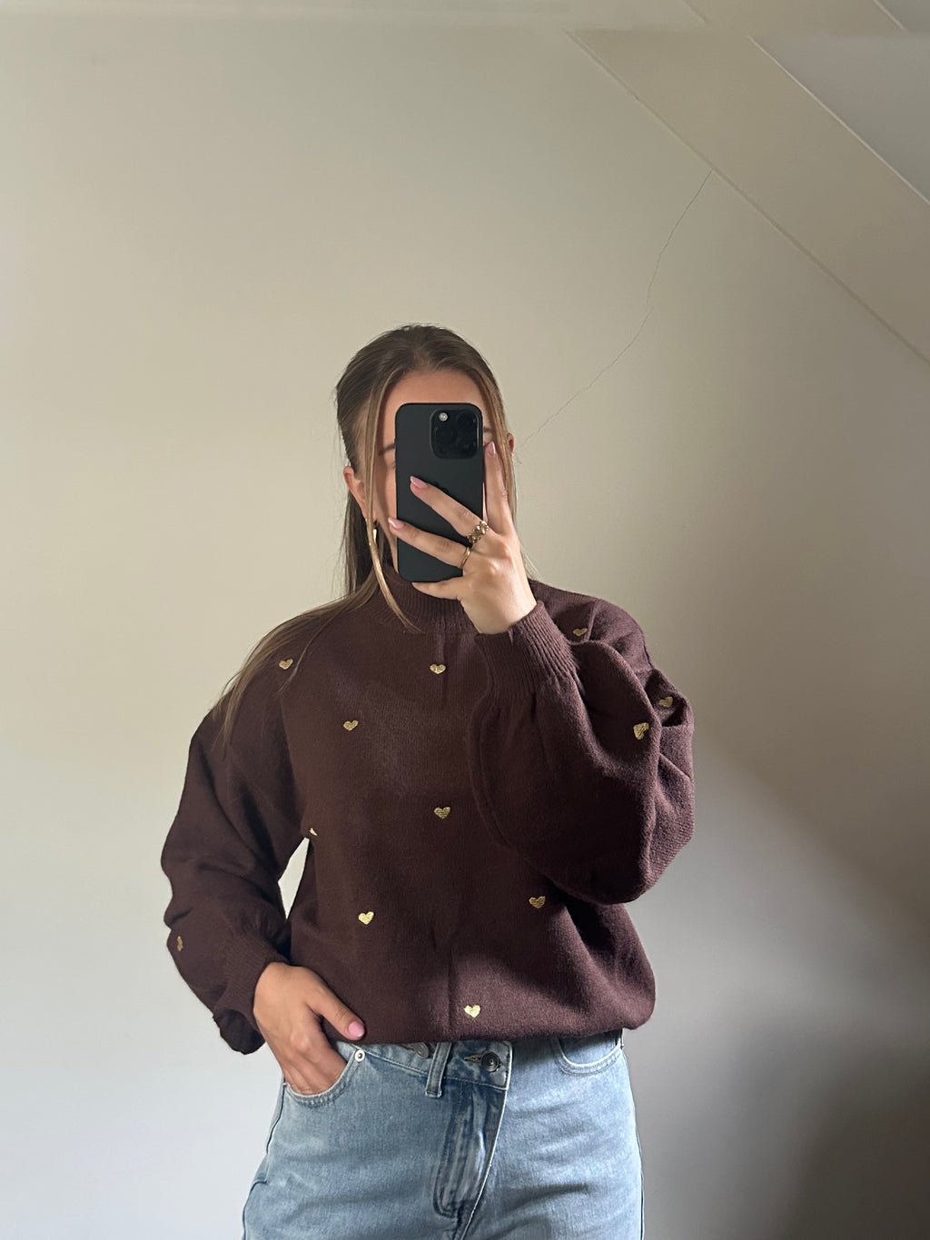 Trui casual hart