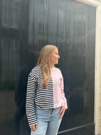 Colourblock gestreepte longsleeve