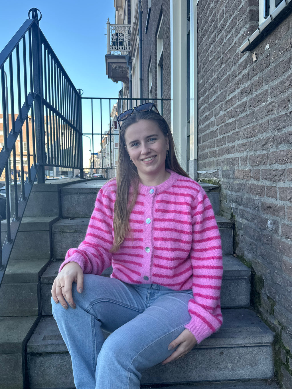 Stripe Cardigan