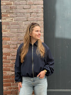 Dames jas blauw