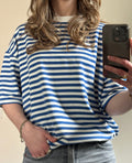 Stripe shortsleeve