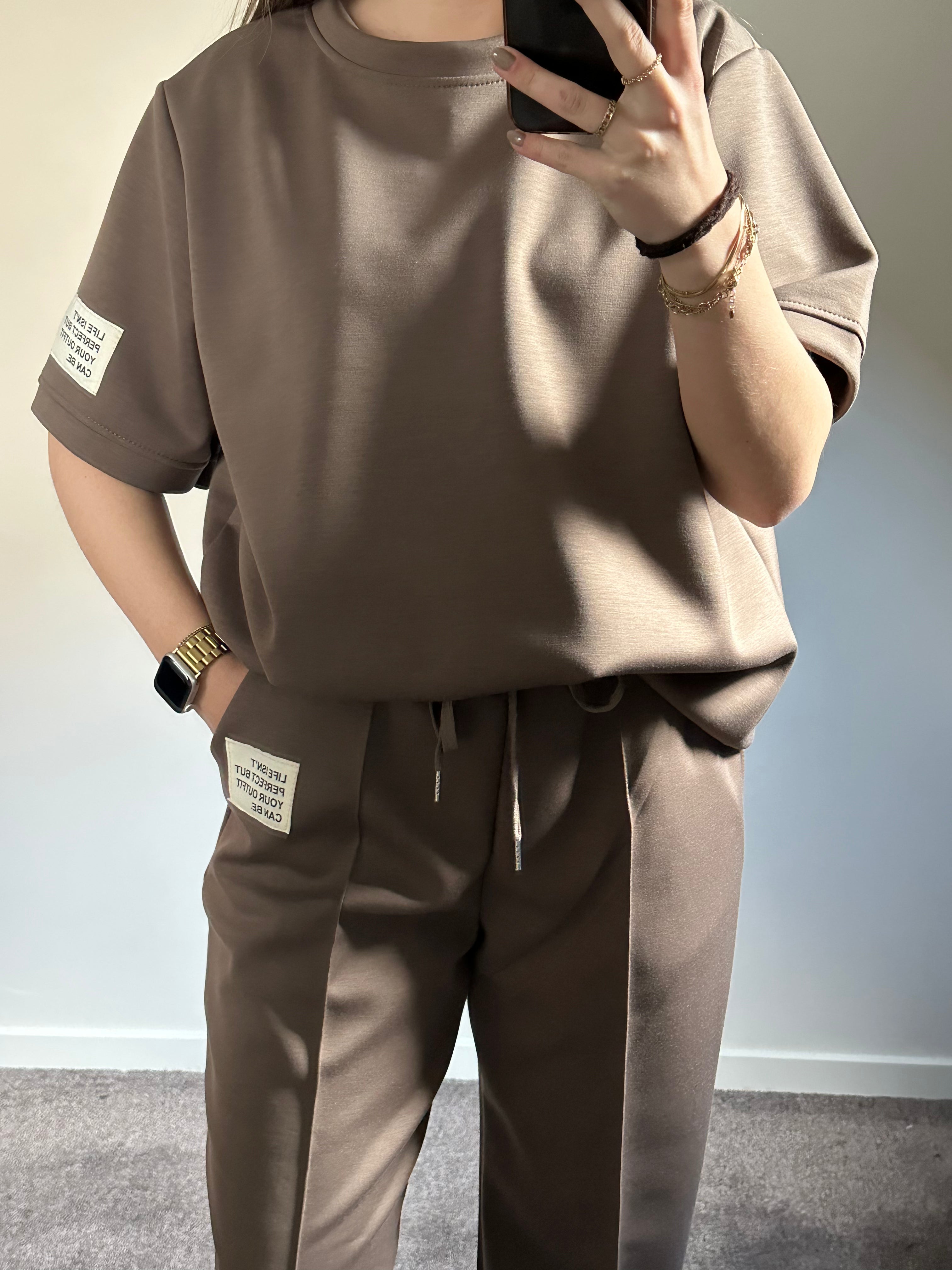 Comfy set korte mouw