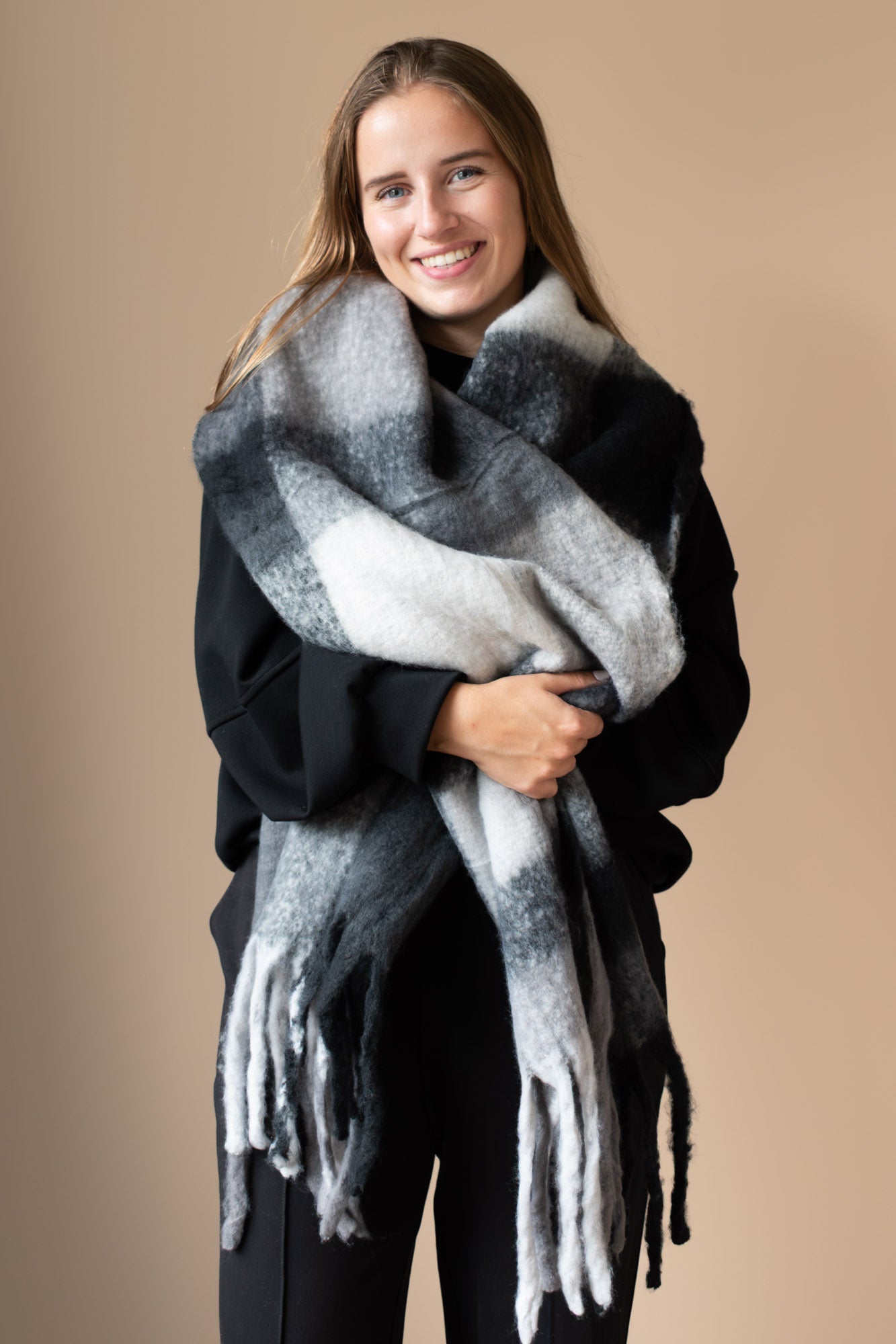 Sjaal grijs