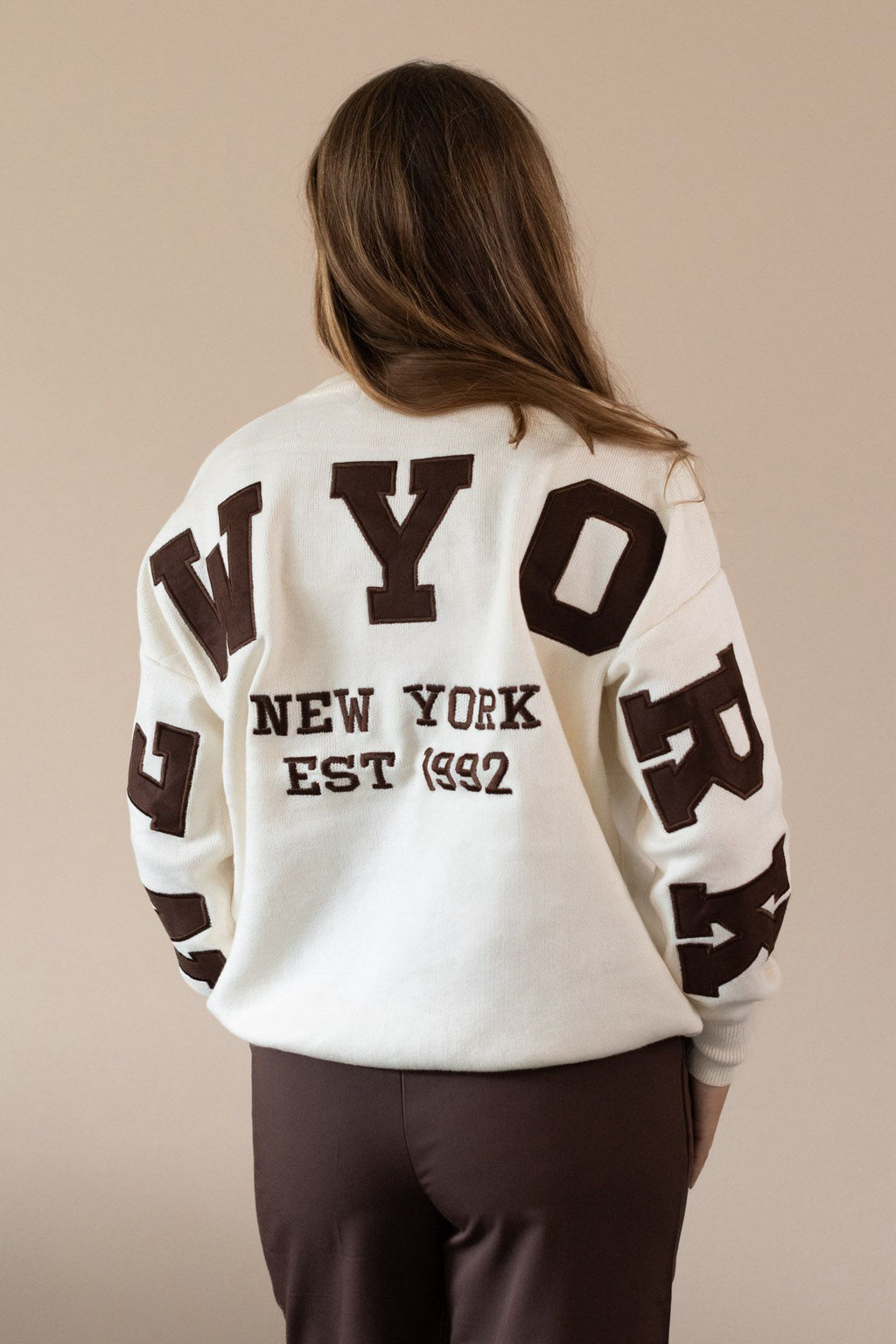 New york sweater beige