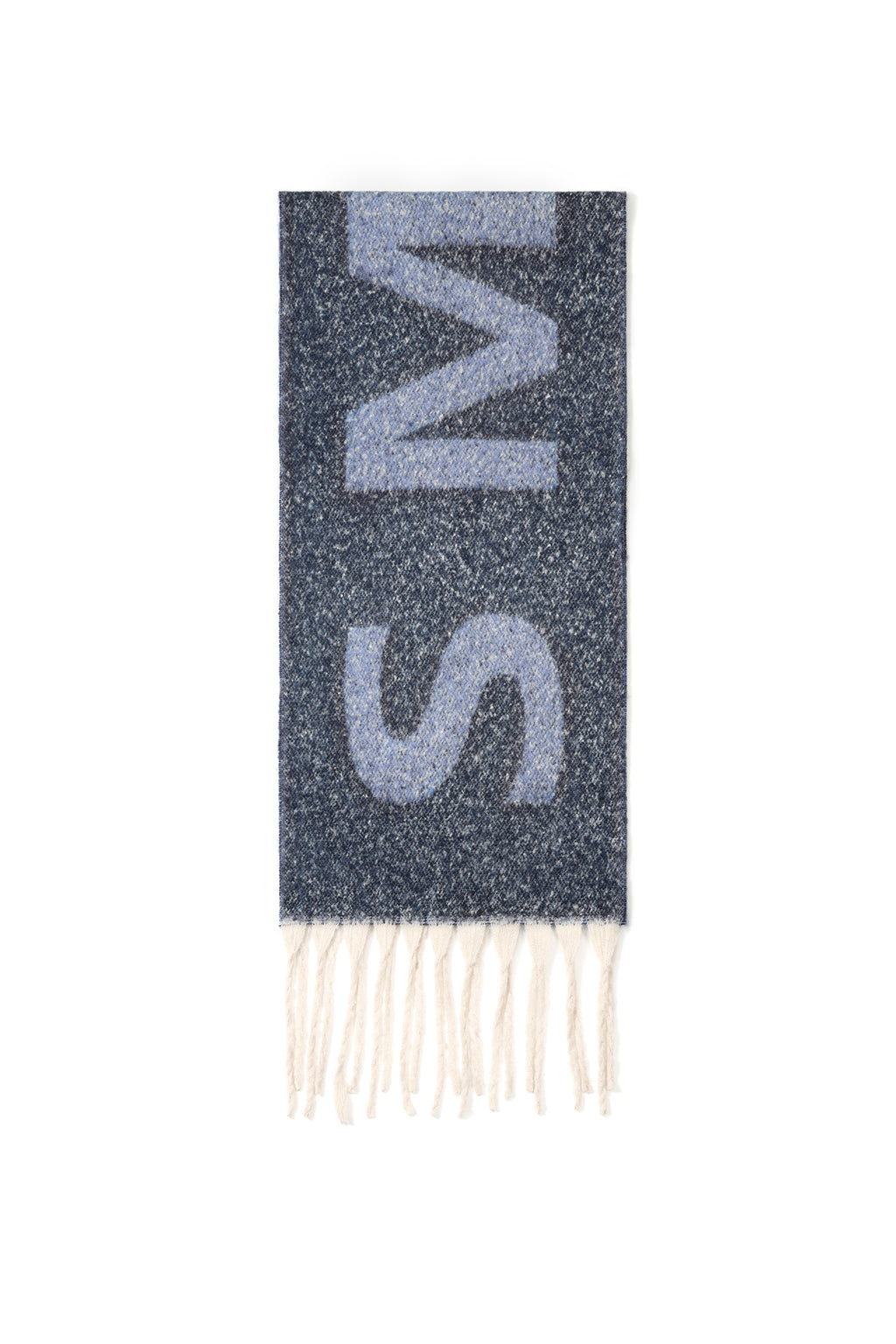 Wintersjaals met lettermotief, eenvoudig, polyester, dagelijkse accessoires