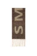 Wintersjaals met lettermotief, eenvoudig, polyester, dagelijkse accessoires