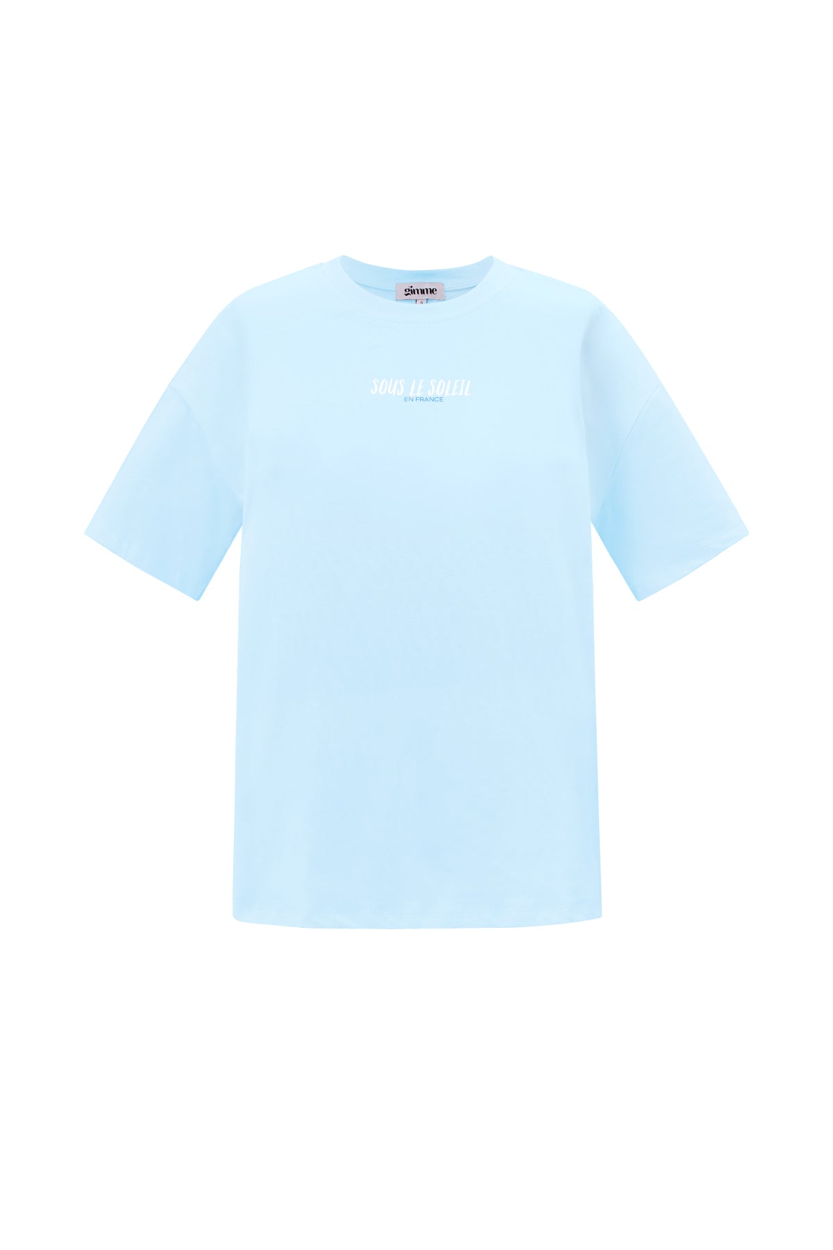 Katoen Gebreide Vrouwen T-shirt Casual Letters